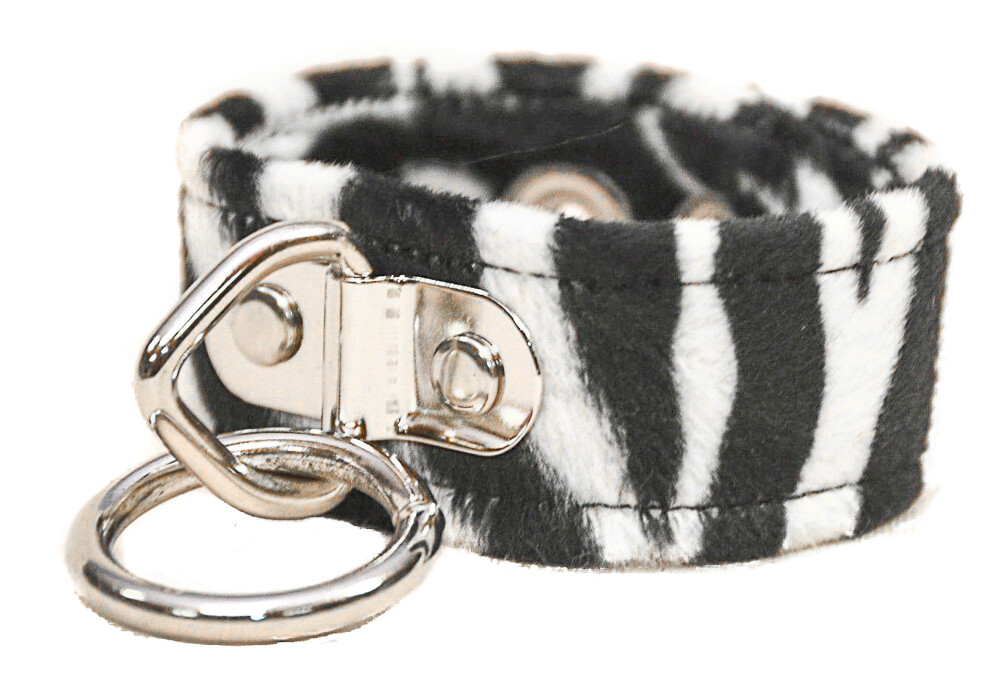 Bondage Bracelet Animal Leopard Punk Goth Rock Clubware Red Brown Green Blue