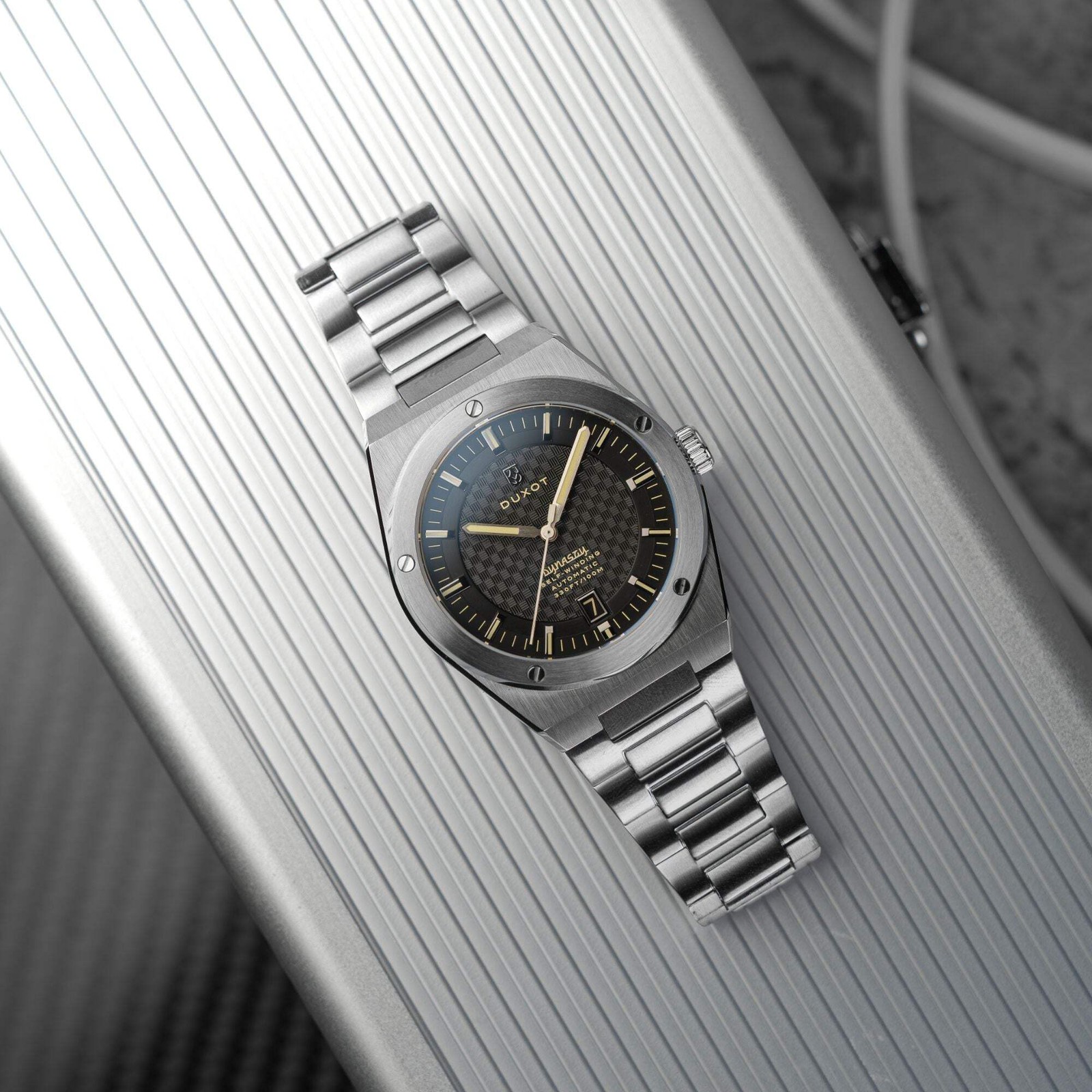Duxot Bastia Stainless Steel 40mm Japanese Automatic Wristwatch DX-2068-33