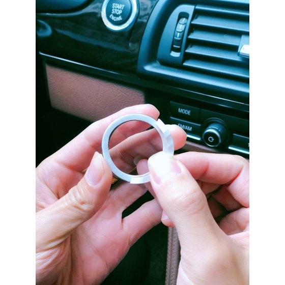 3 Pack Bling Ring Auto Interior Jewelry Trim, Universal Car Accessories Decor