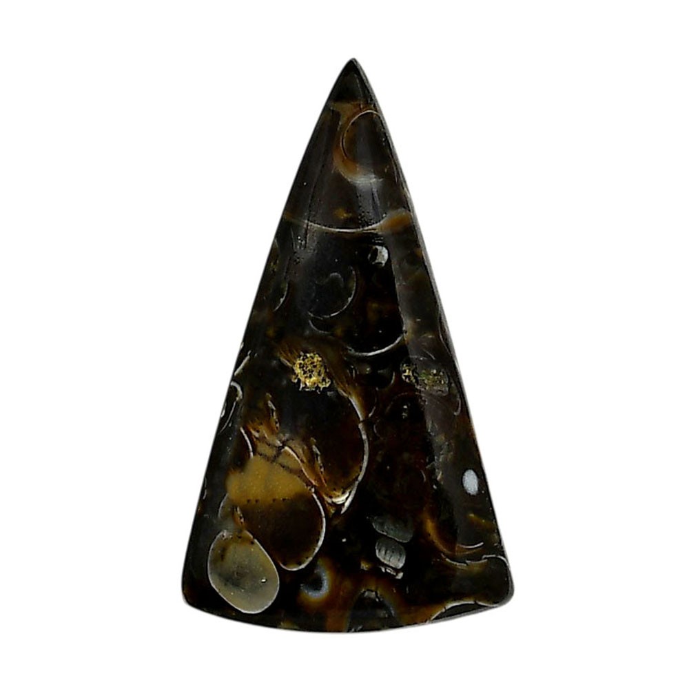 Natural Turtella Jasper 20.3×35.4×5.5mm Fancy Shape Polished Gemstone LS70-05791