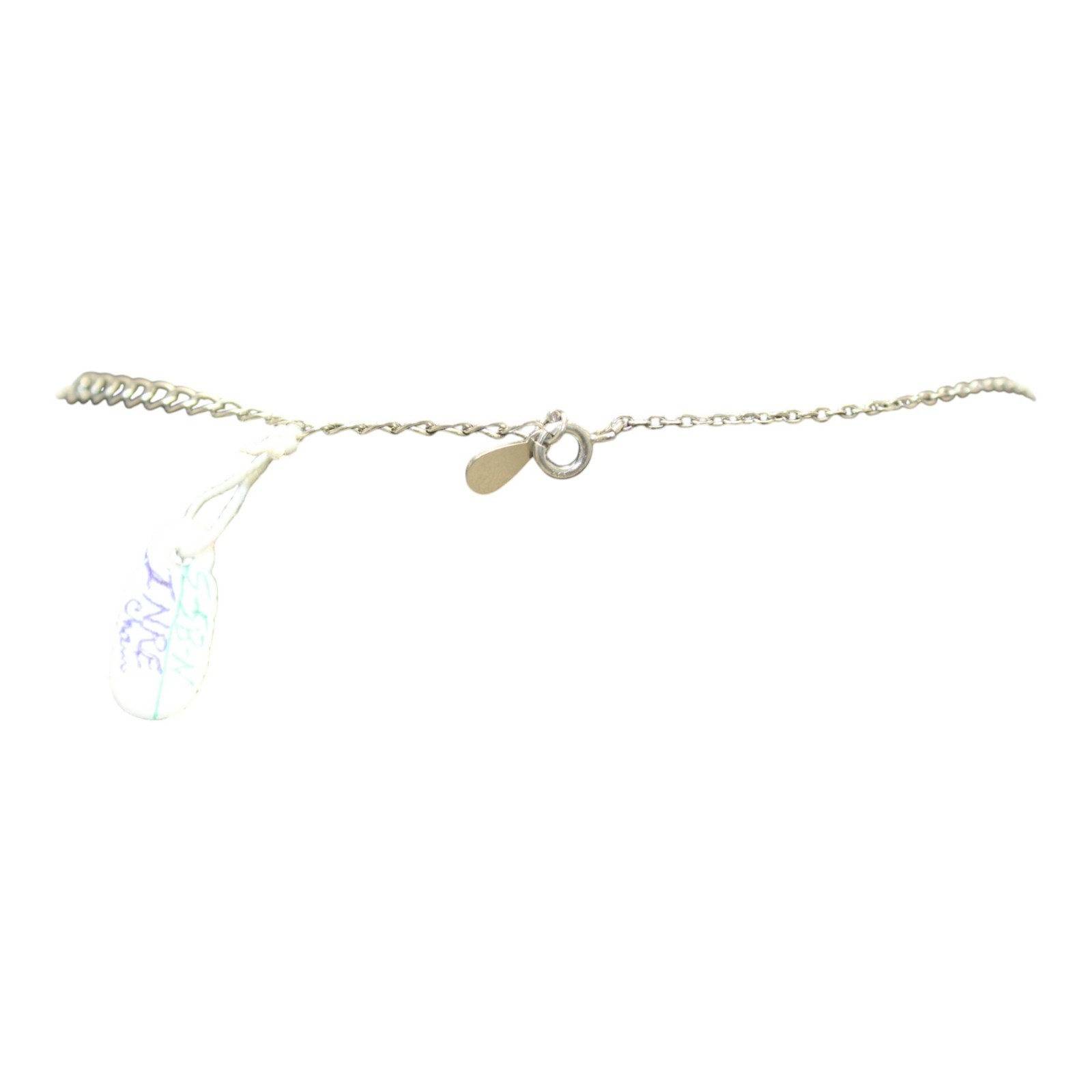 925 Sterling Silver Thin Link Chain 18.0″ Handmade Single Piece Unisex M0122