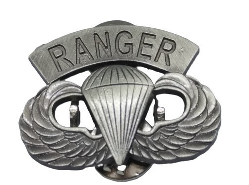 U.S. Army Ranger Airborne Paratrooper Wings Emblem Military Lapel Pin Insignia