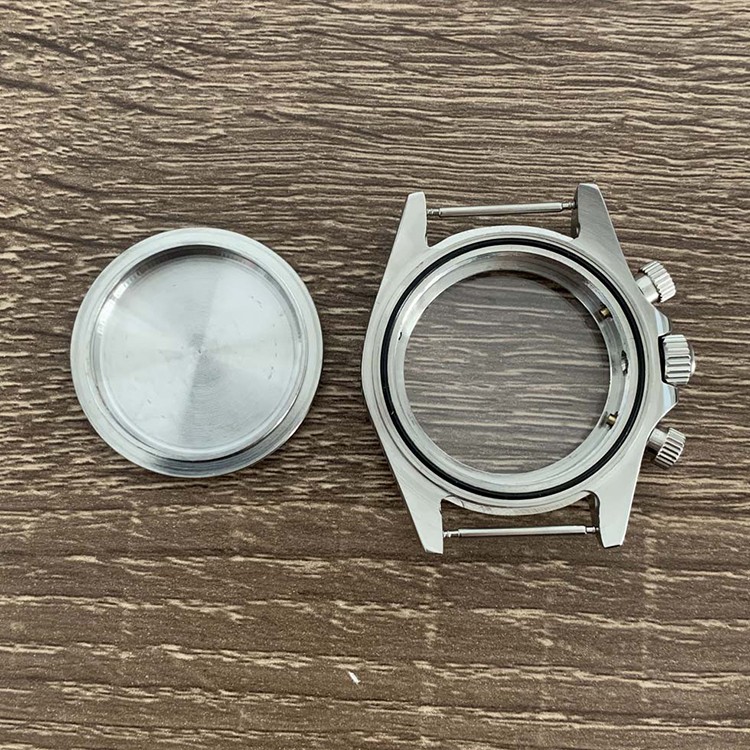 39MM Stainless Sapphire Glass Watch Case for VK63 Quartz Movement 29.5mm Dial