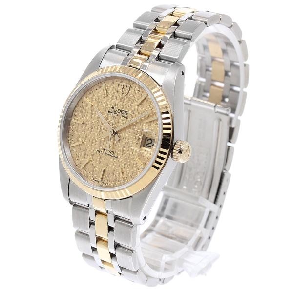 Tudor Prince Date 74033 34mm SS Gold Dial Automatic Date Watch #C7460