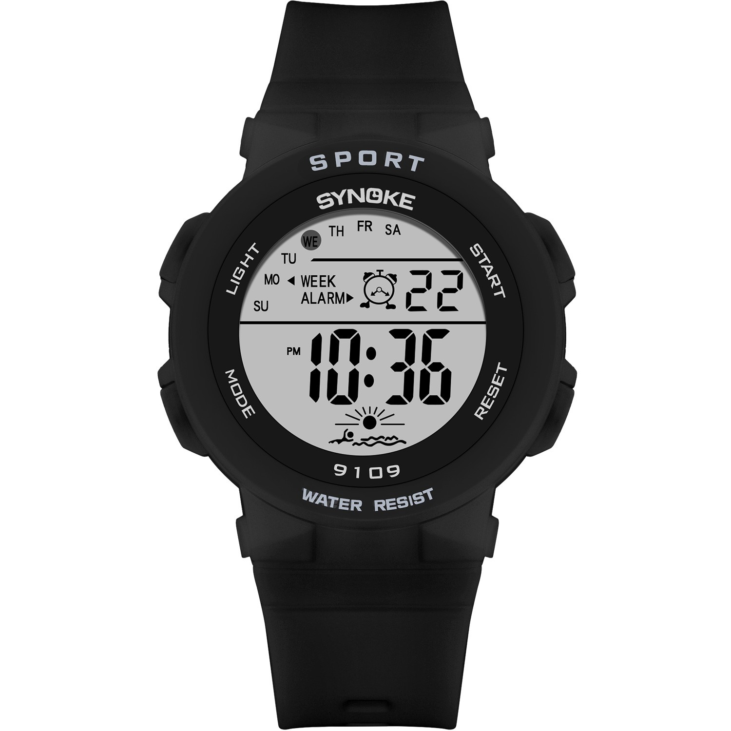 2 Pack Student Sport Watch Electronic Watch 50M Waterproof Watch Digital Watch
