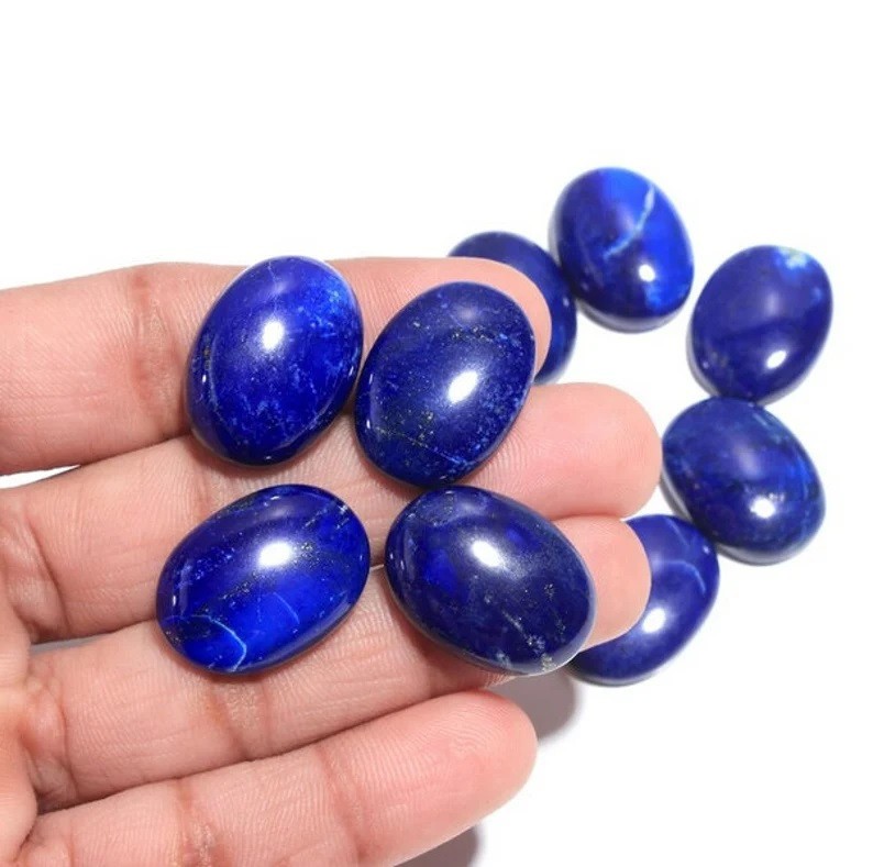 Natural Lapis LazuliOval Cabochon Loose Gemstones 3x5mm to 13x18mm Oval Cabochon