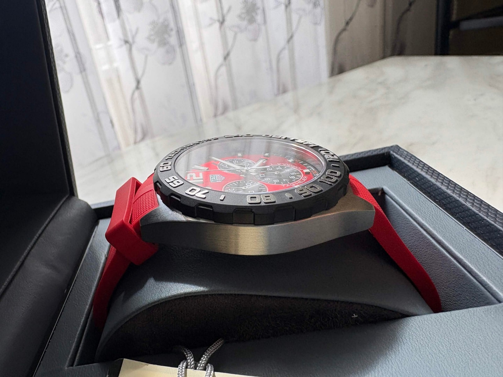 TAG Heuer Formula 1 Chronograph Red Dial Men’s Watch CAZ101AN.FT8055