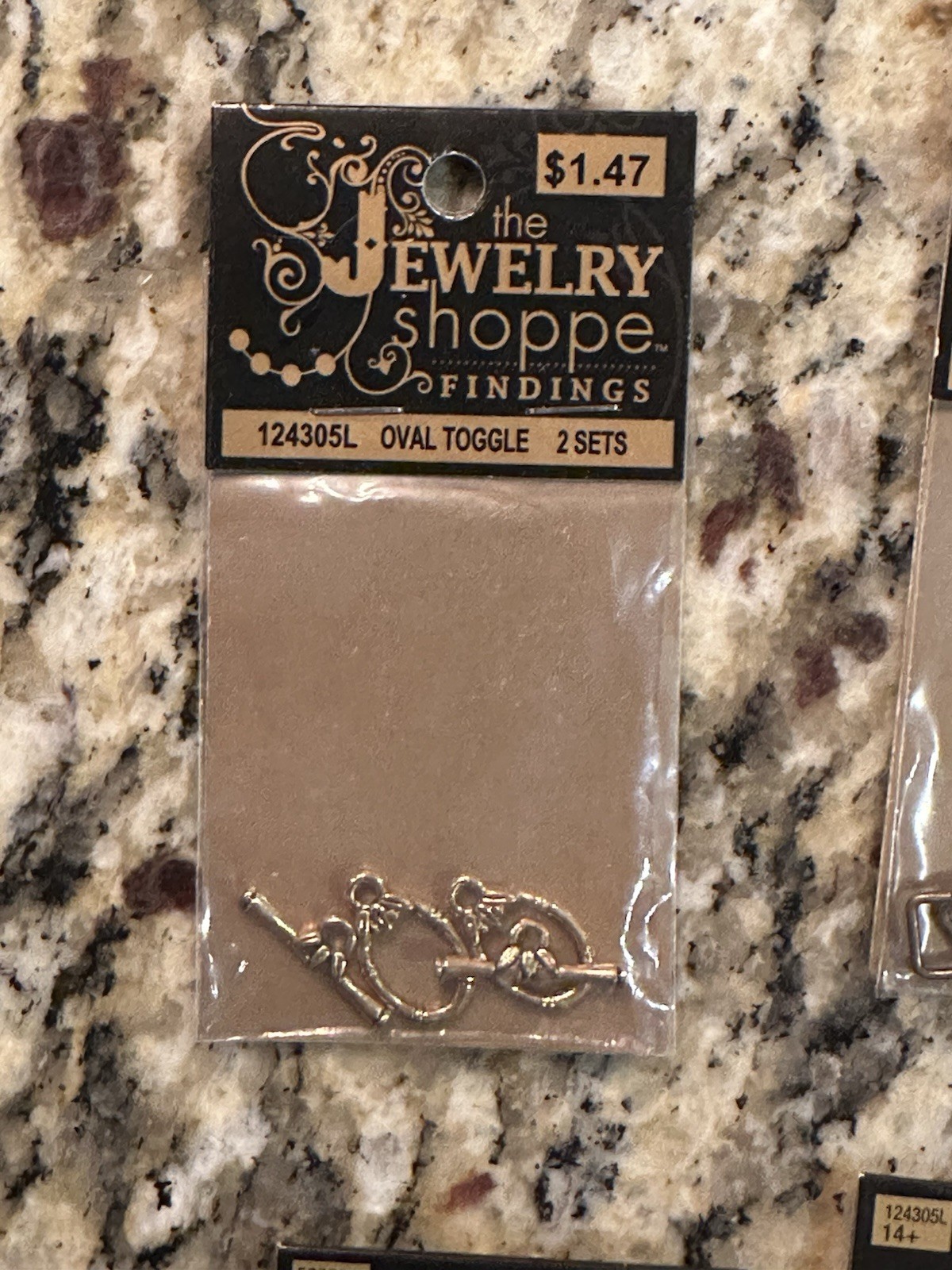 The Jewelry Shoppe Jewelry Makings Lot of 6 Packages Toggle Clasp Jump Ring Oval