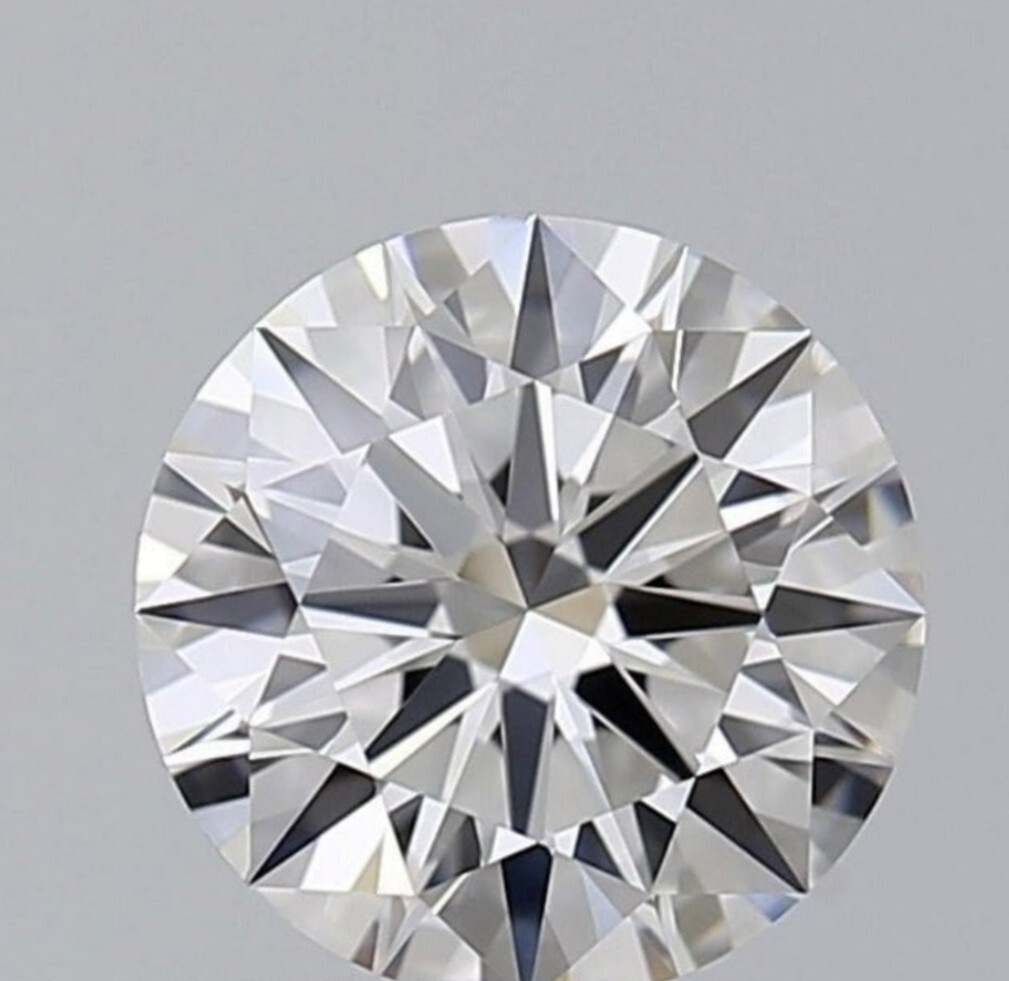 0.30 Carat, Certified Natural Diamond, White Color, Round Brilliant Cut Diamond.