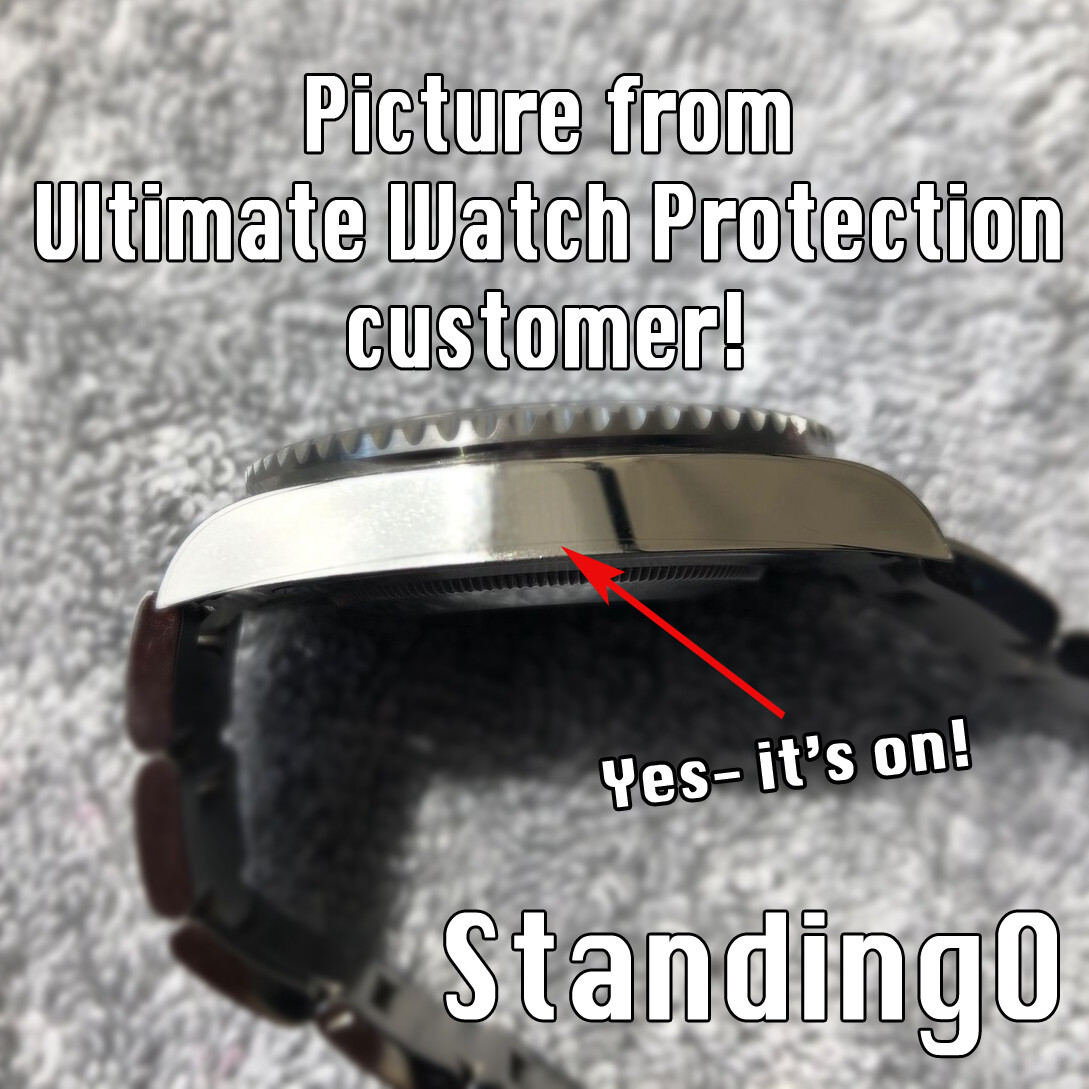 Protector Compatible w/Rolex Explorer 216570 Crystal Bezel Clasp Sides Back x2
