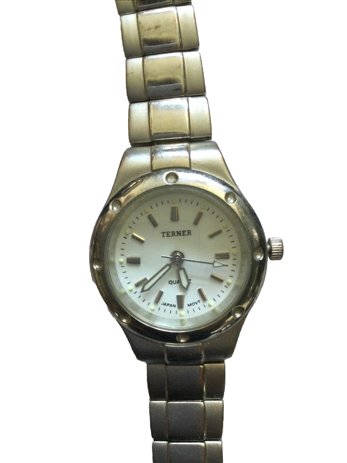 Bijoux Terner Stainless Watch K-13025 7″ Band Nickel-Free Working Battery