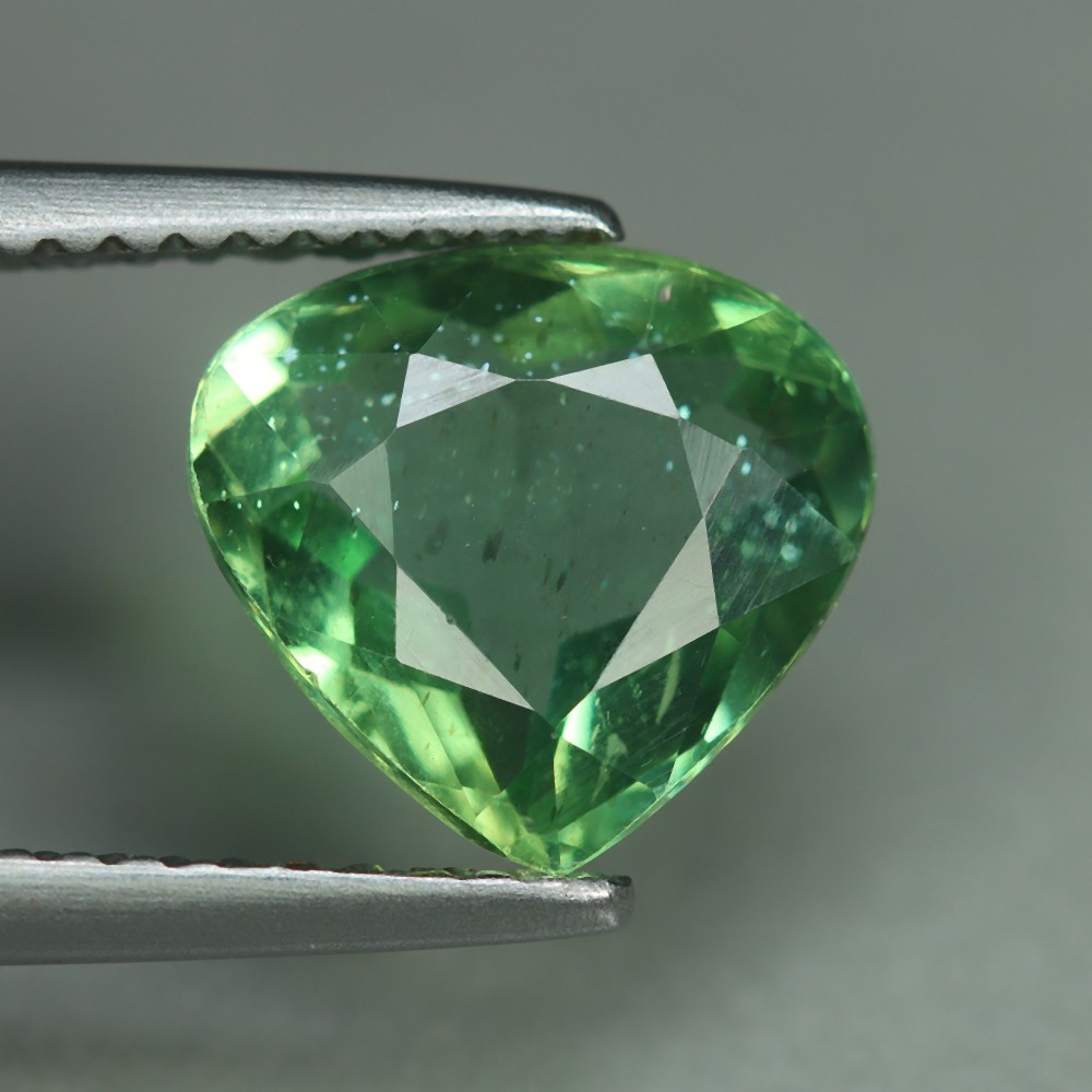 2.23 Cts_Ravishing !! Best Color_100 % Natural Unheated Green Apatite_Brazil