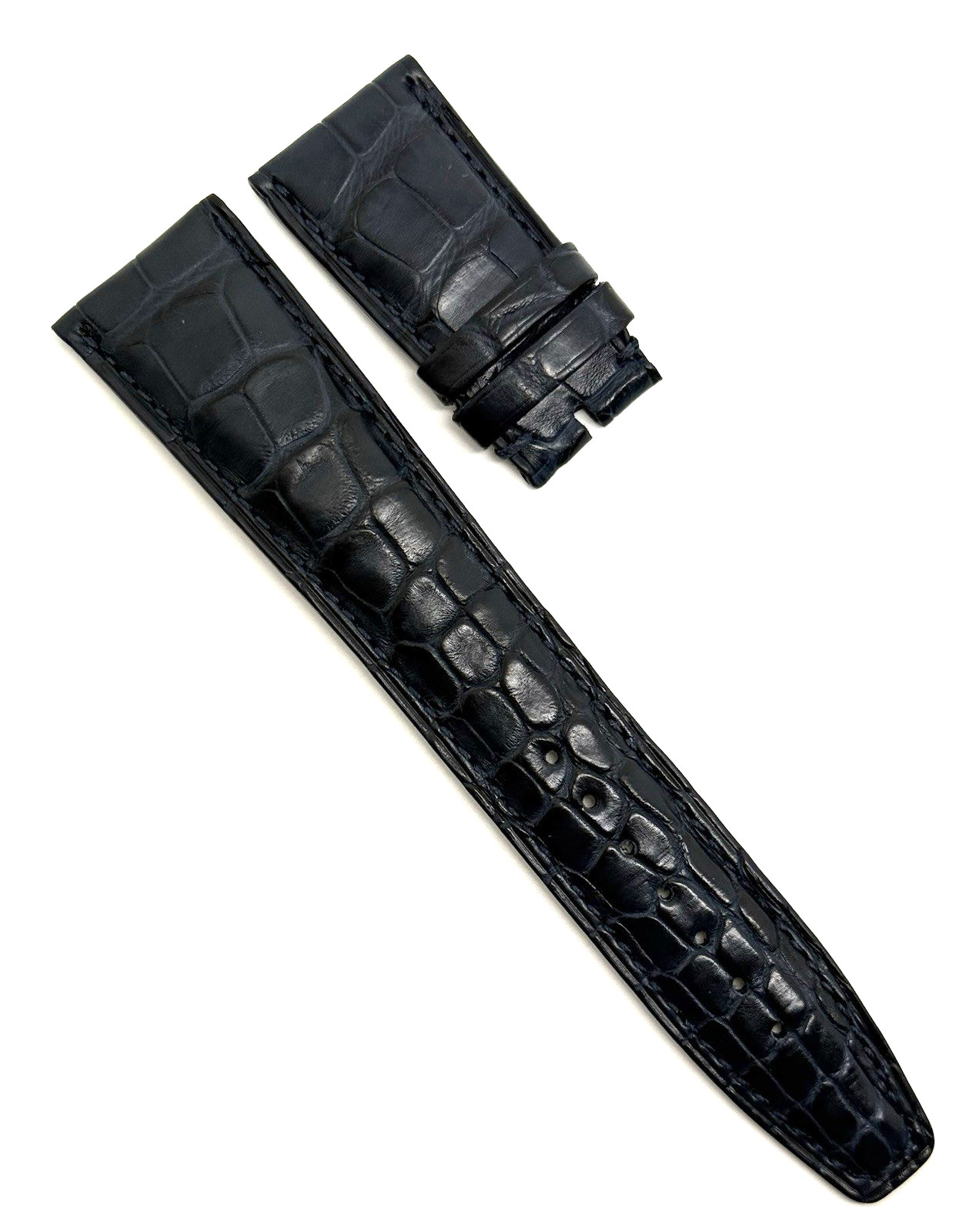 IWC 22mm x 18mm Navy Blue Alligator Watch Strap Band 51910 New Authentic OEM
