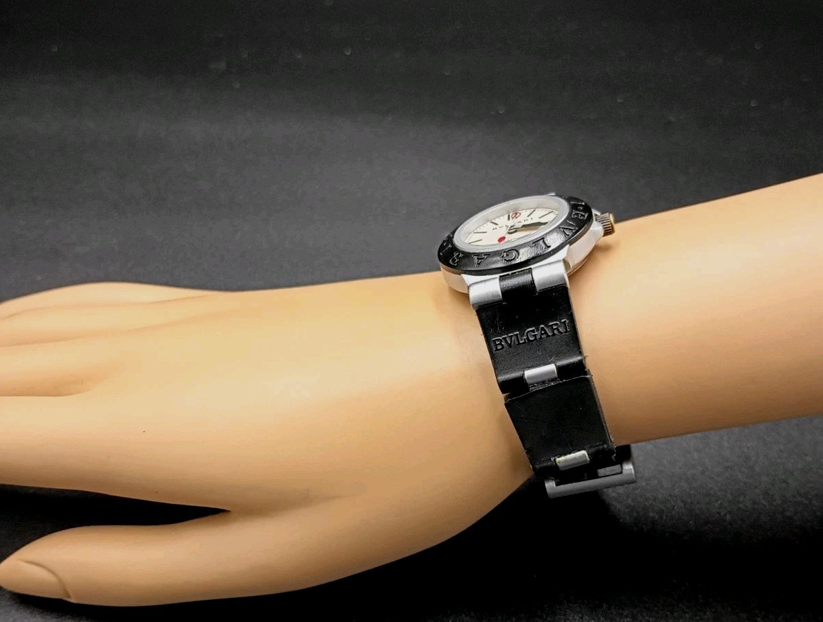 BVLGARI Aluminum AL38A Aluminum Swiss Watch