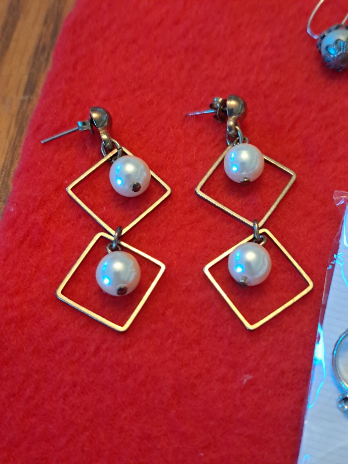 Earrings Vintage Pearl Design Several Styles a Lot of 11 Pair