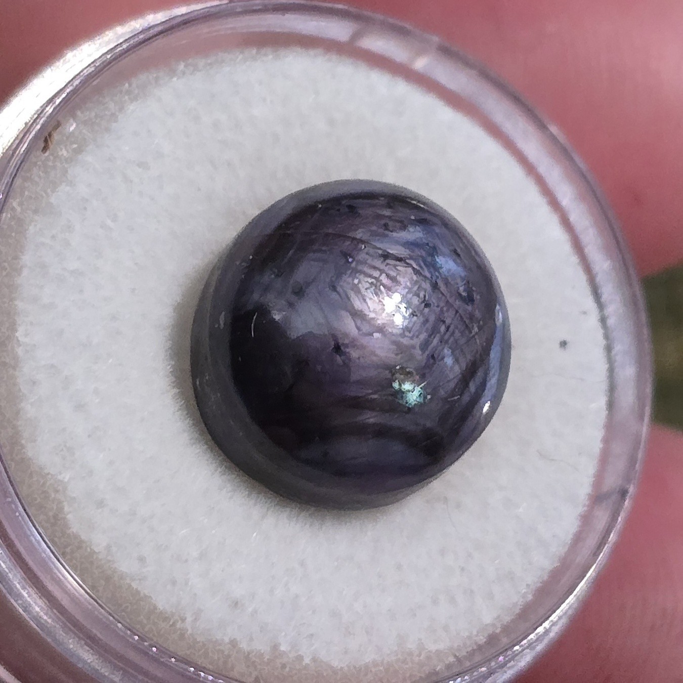 Natural Star Sapphire Purple Round Cabochon Untreated Loose Gemstone Cab