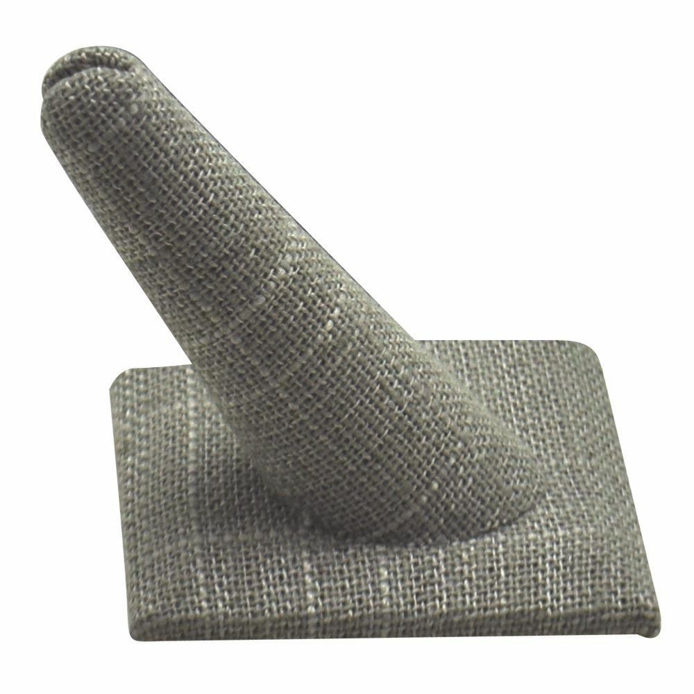 Grey Finger Ring Display Stand Jewelry Ring Display Countertop Display Showcase