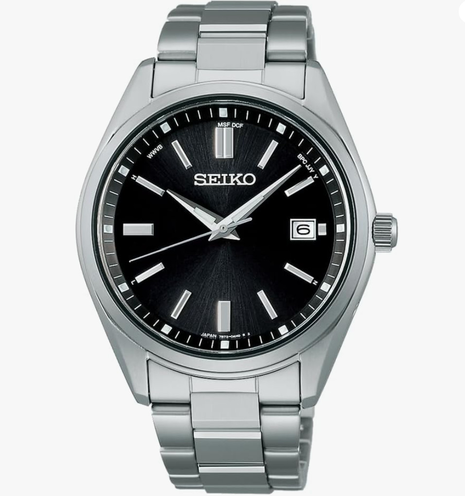 SEIKO Selection SBTM323 Solar Radio Watch Black NEW in Box