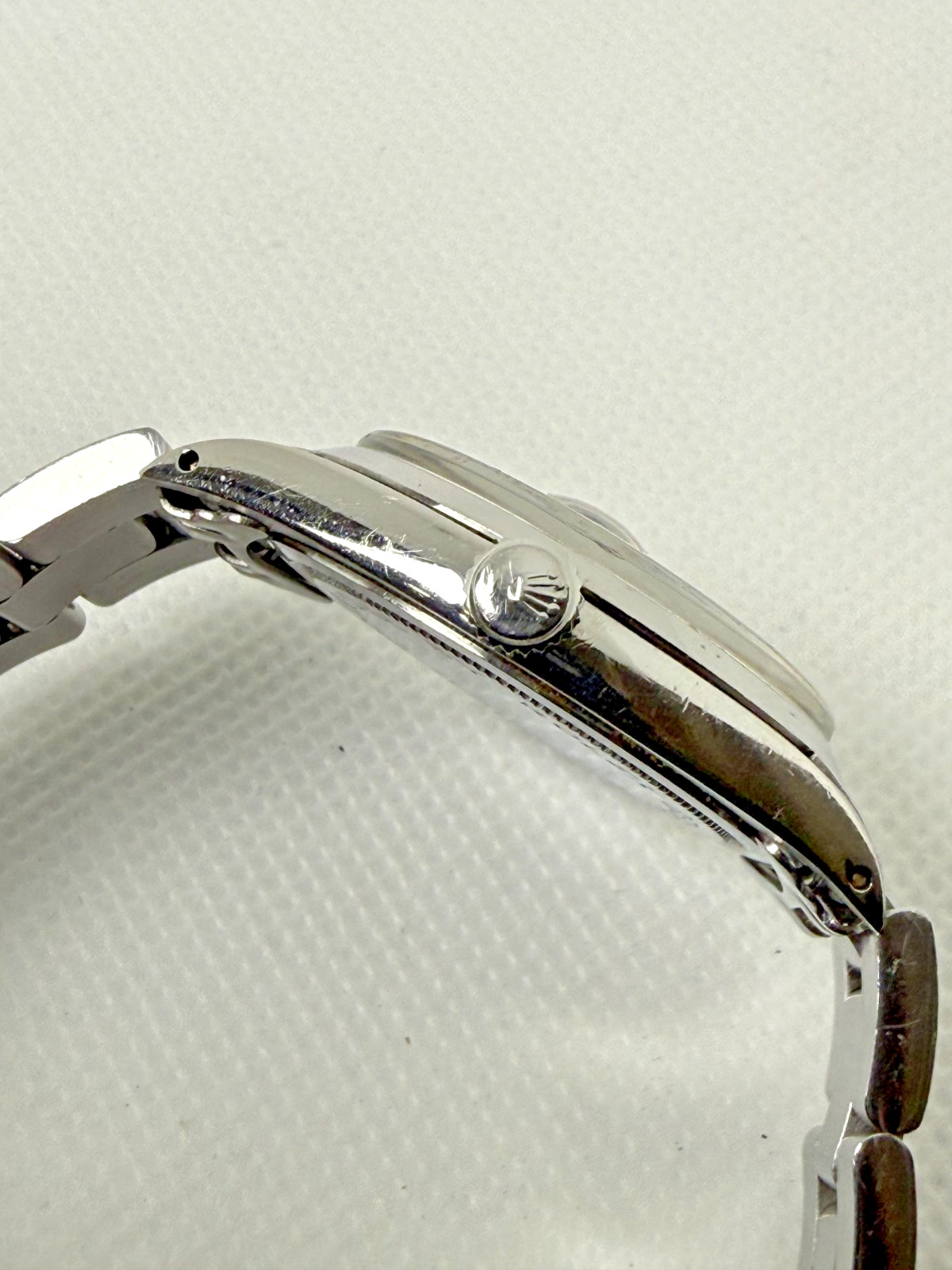 TUDOR Oyster Big Rose 7962 Manual Wind Silver Dial Vintage Watch