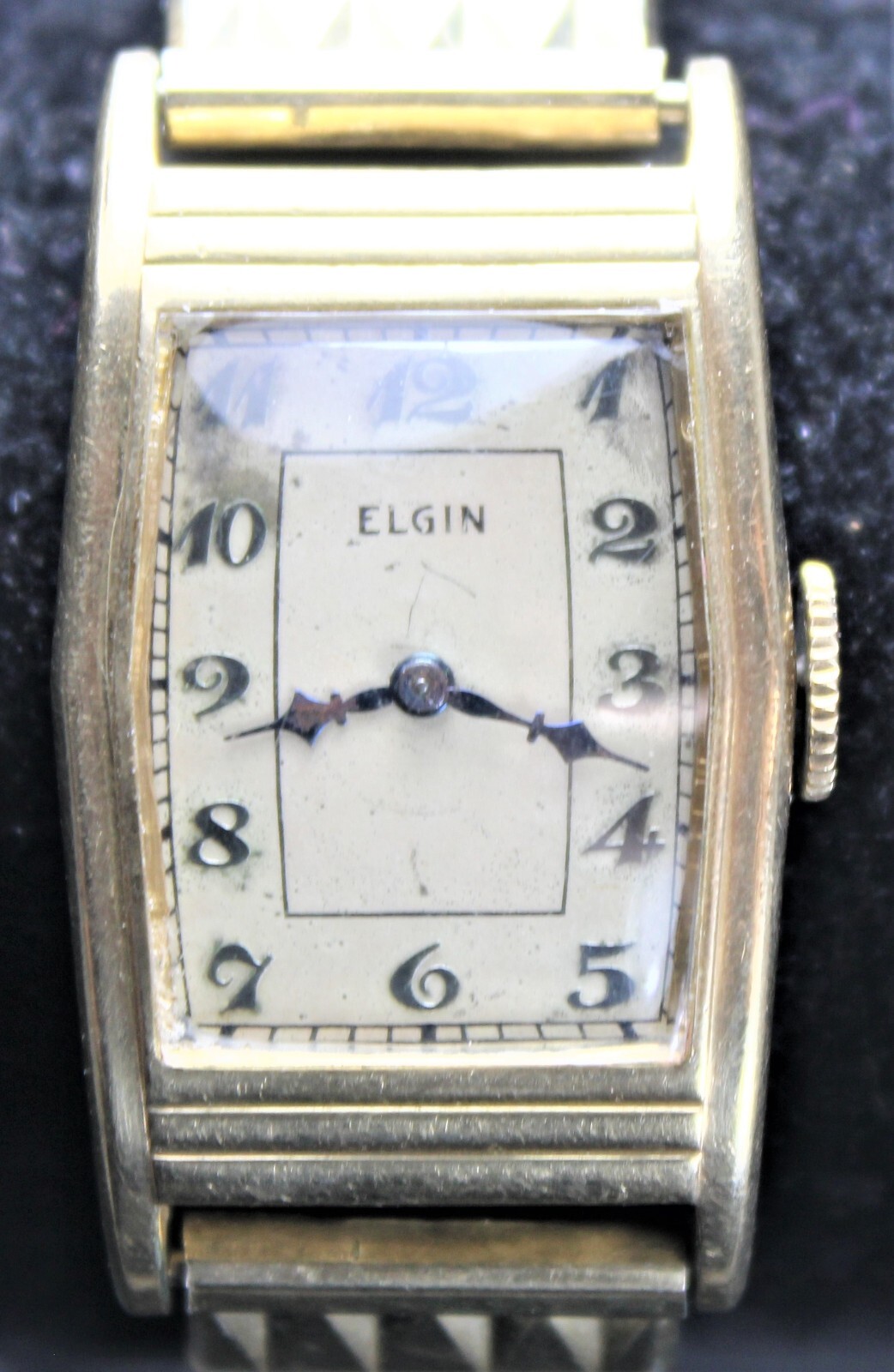 1938 Elgin 484 15j 18/0s Art Deco Wristwatch – Watch – Runs