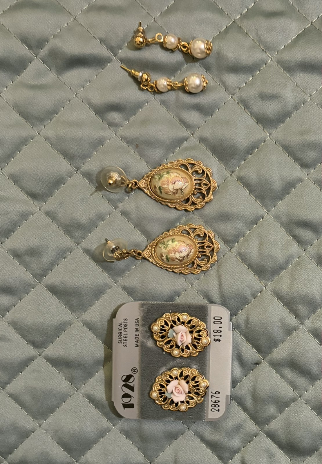 Vintage Jewelry Lot Camrose Kross Jackie Kennedy Pearl 1928 Crystal Bracelet 11