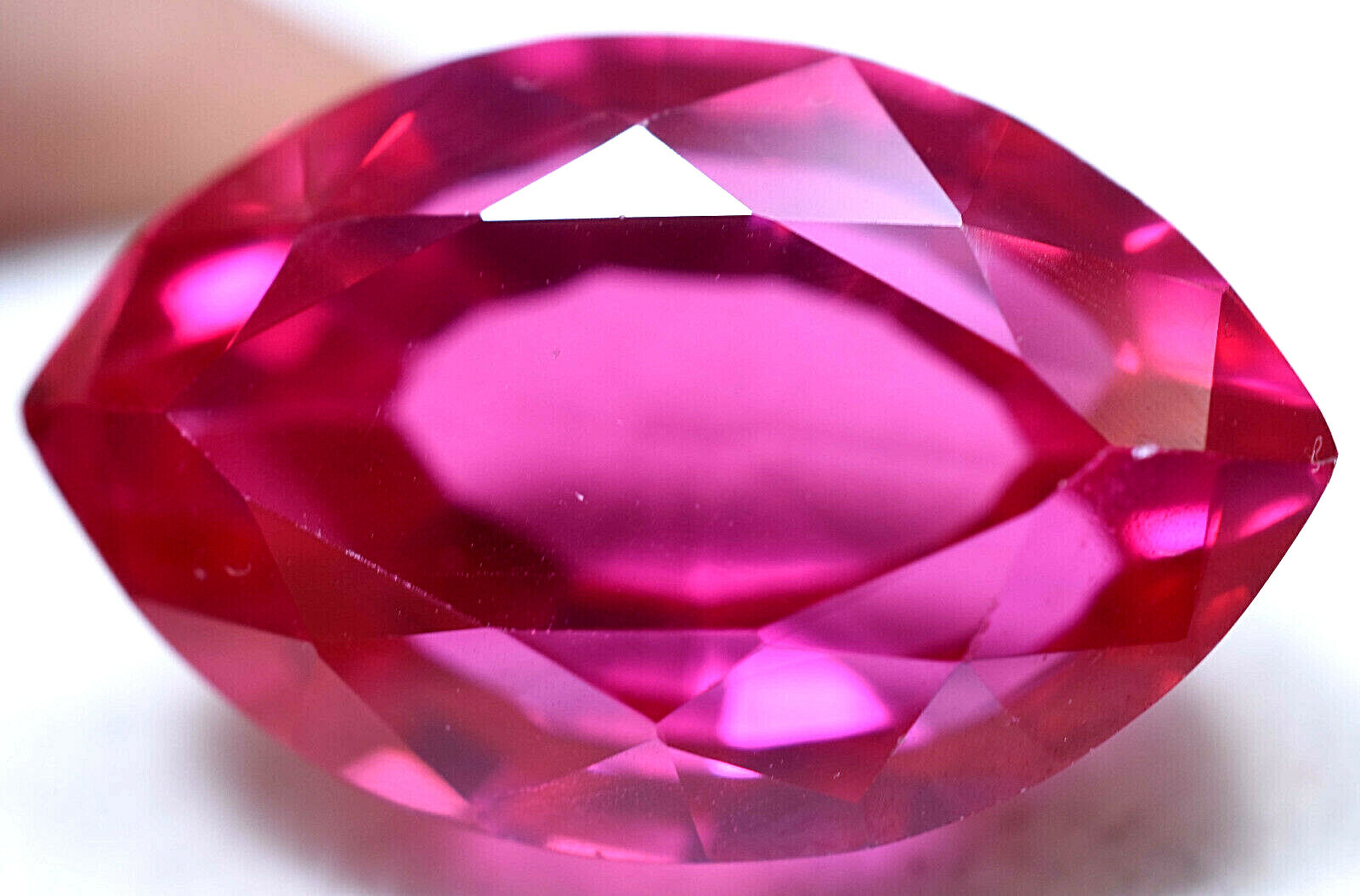 40.55 Ct Natural Mogok Rich Pink Huge Ruby GGL Certified Treated Gemstone