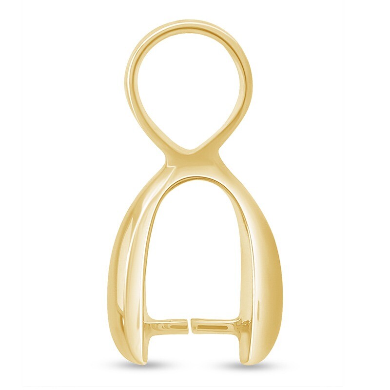 Pinch Bail 19 X 6 mm For Pendant With Findings 1 to 20Piece