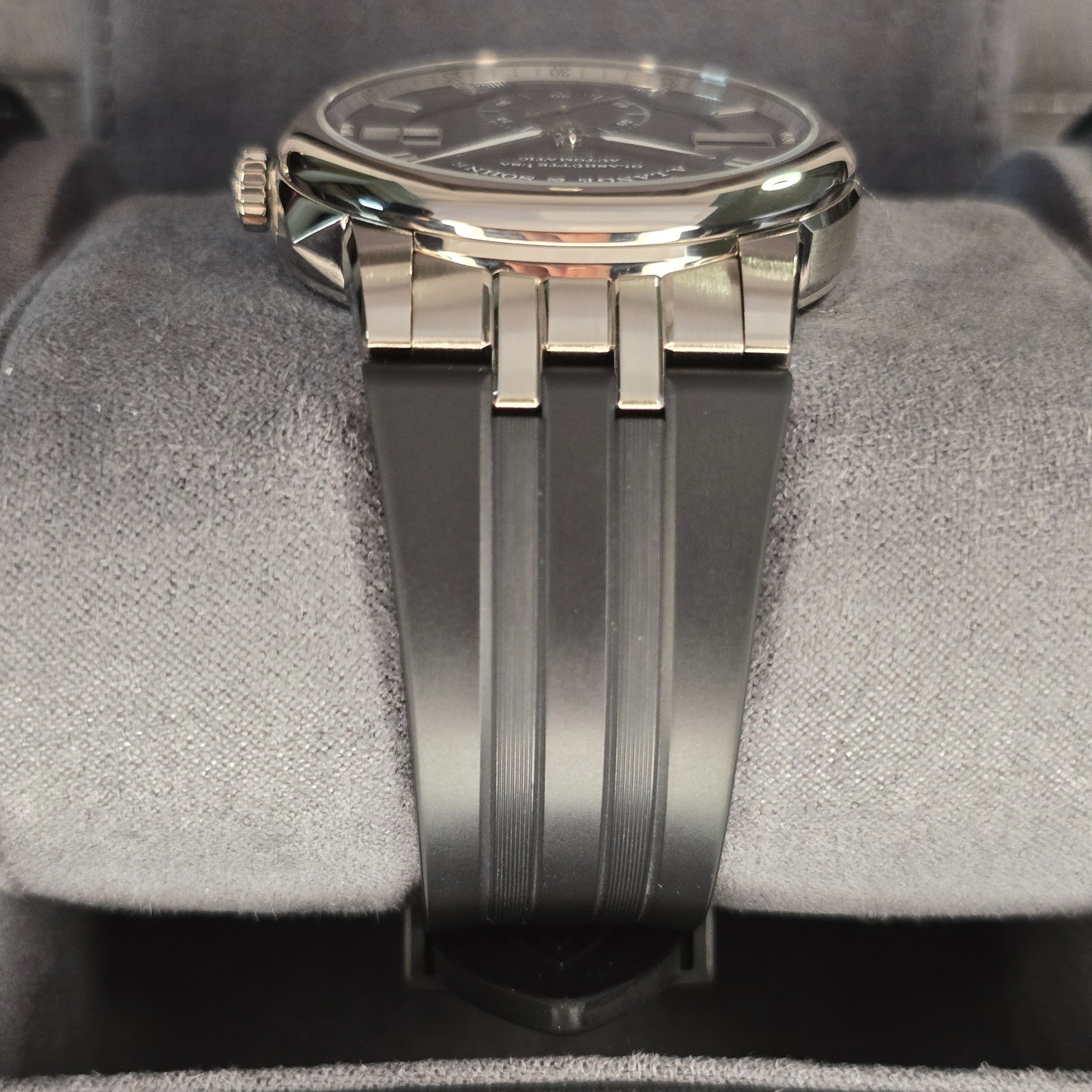 A. LANGE & SOHNE ODYSSEUS 40.5MM 363.068 18K WHITE GOLD GREY DIAL B&P