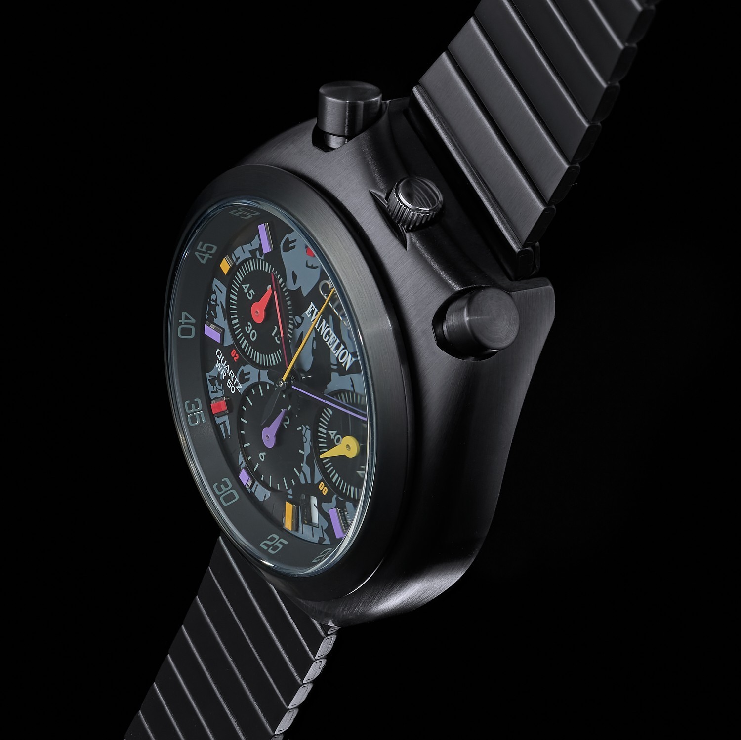 Evangelion x Citizen Tsuno Chrono Radio EVA Watch Unit 01 02 00 Colors Japan NEW