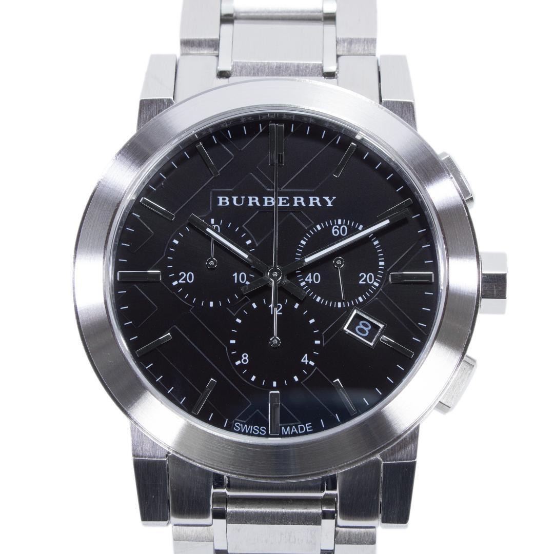 Burberry wristwatch men’s The City BU9351 black chronograph
