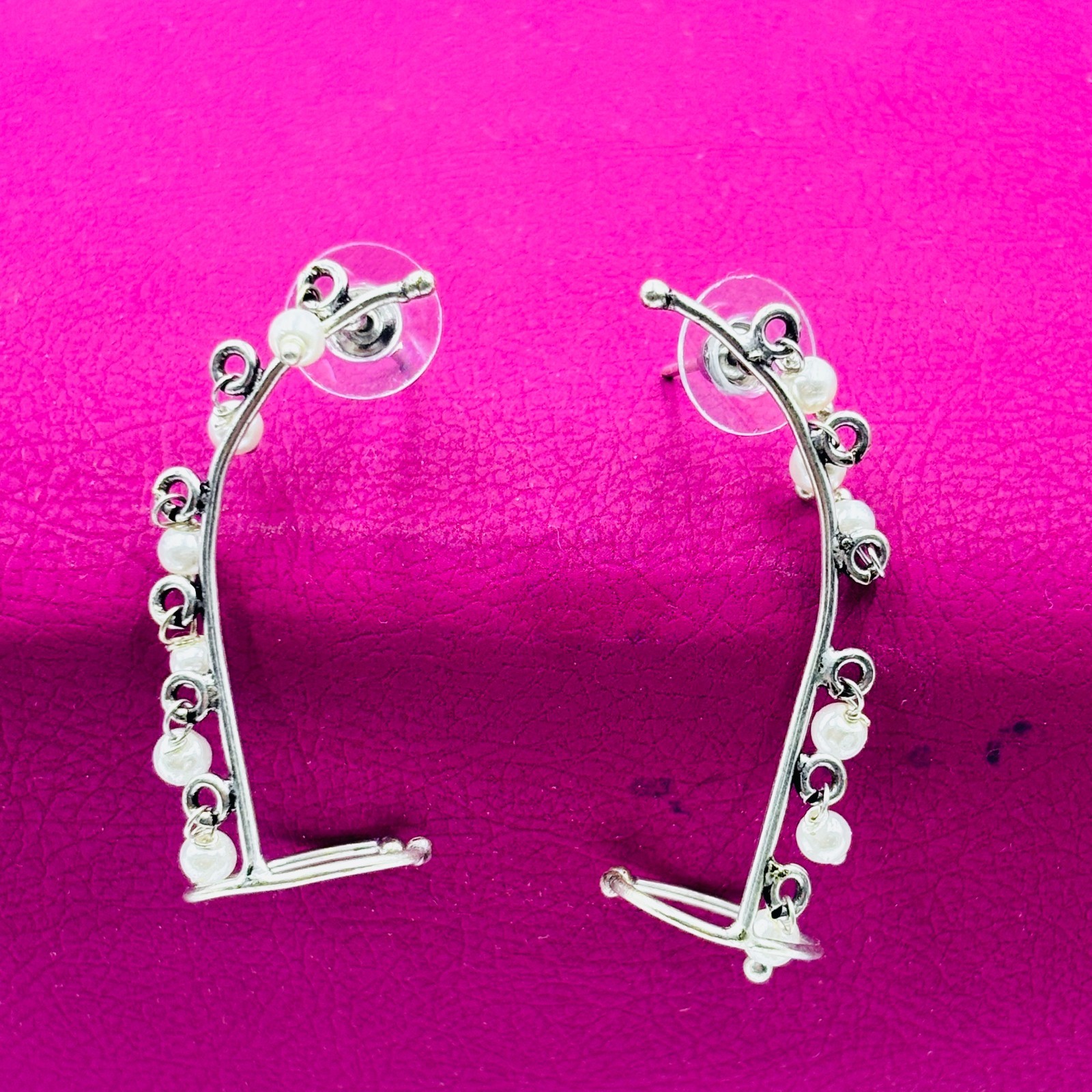 Beautiful Silver Plated Bugadi Earring , Ear Cuff For Women / Indian jewelry