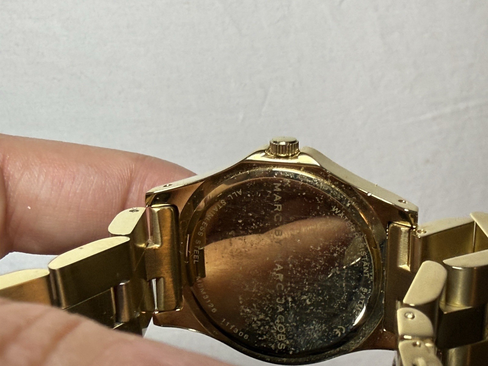 Marc by Marc Jacobs Girls Gold Tone Quartz 28mm Bracelet Analog Watch