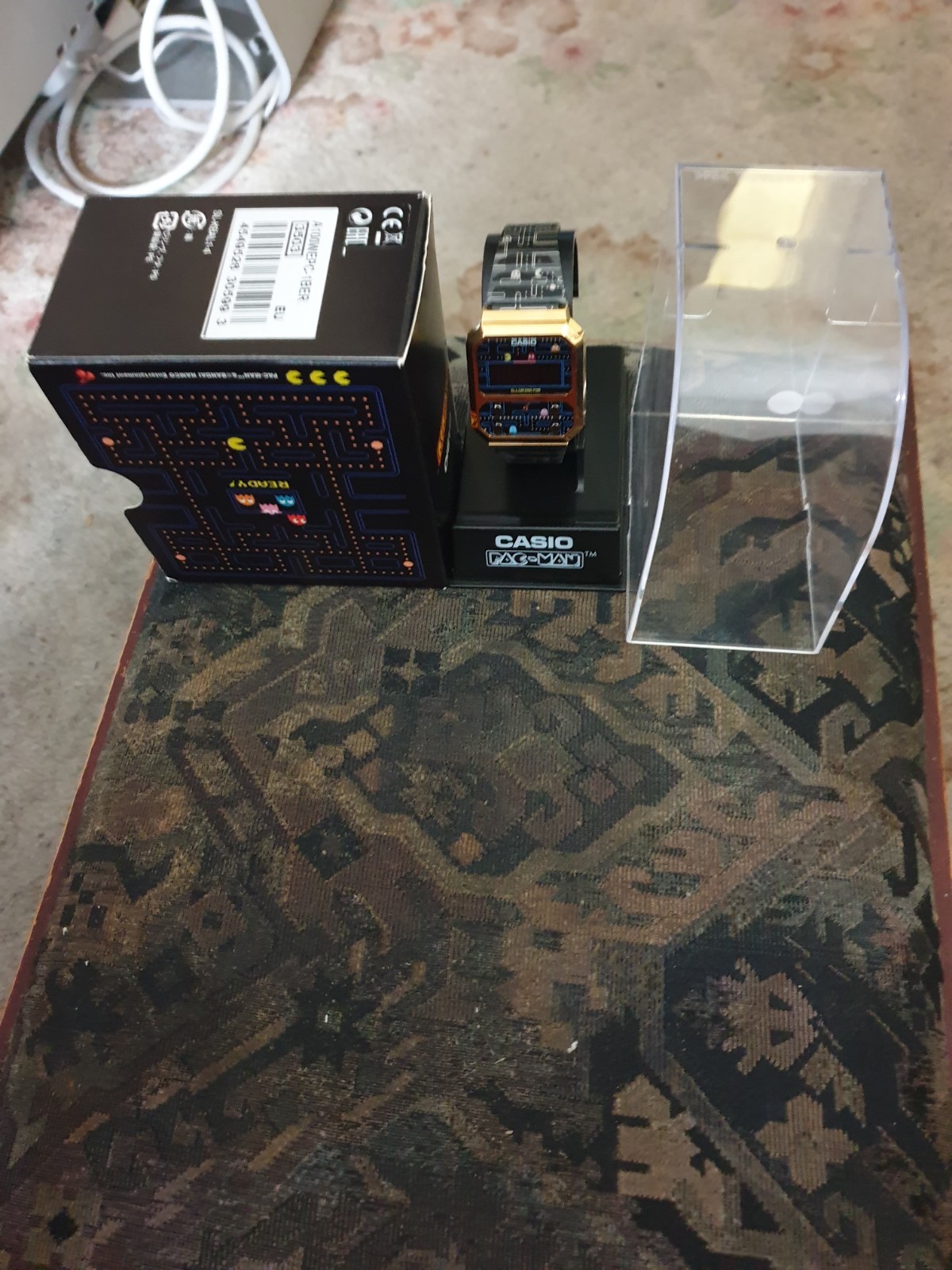 Casio Pacman A100 Wepc-1ber Limited Edition Watch In Mint Condition with Box