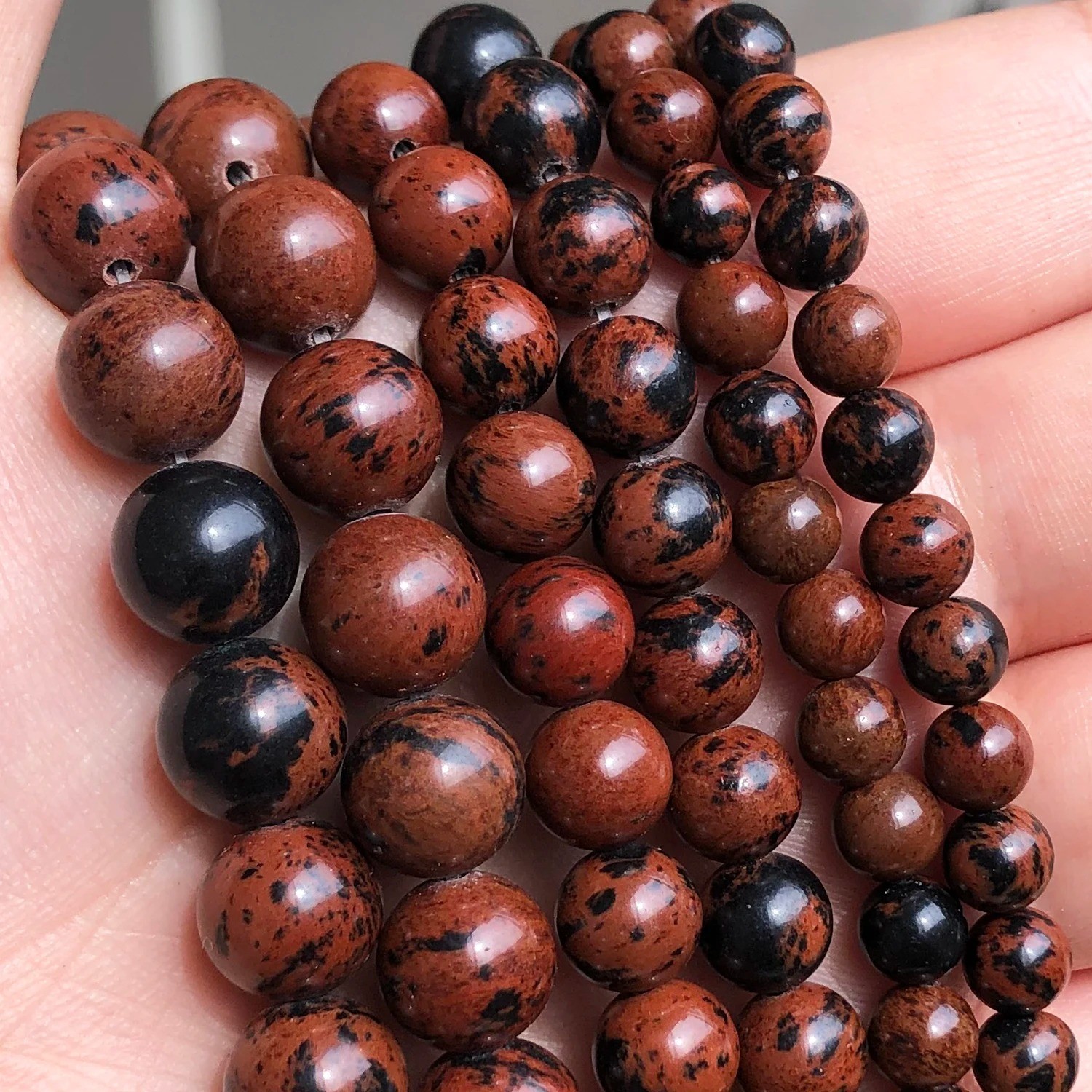 Series I lot natural gemstone spacer loose beads 4mm 6mm 8mm 10mm 12mm stone DIY