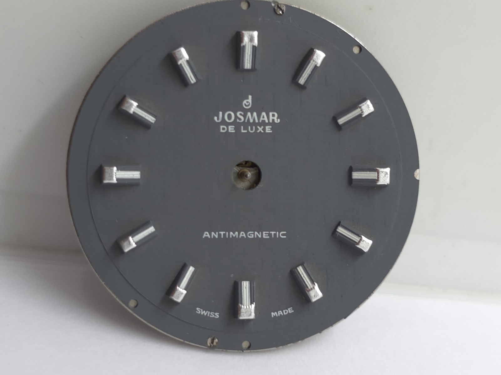 Vintage Josmar De Luxe Watch Movement Cal. BFG 866 Perfect Dial Main Spring