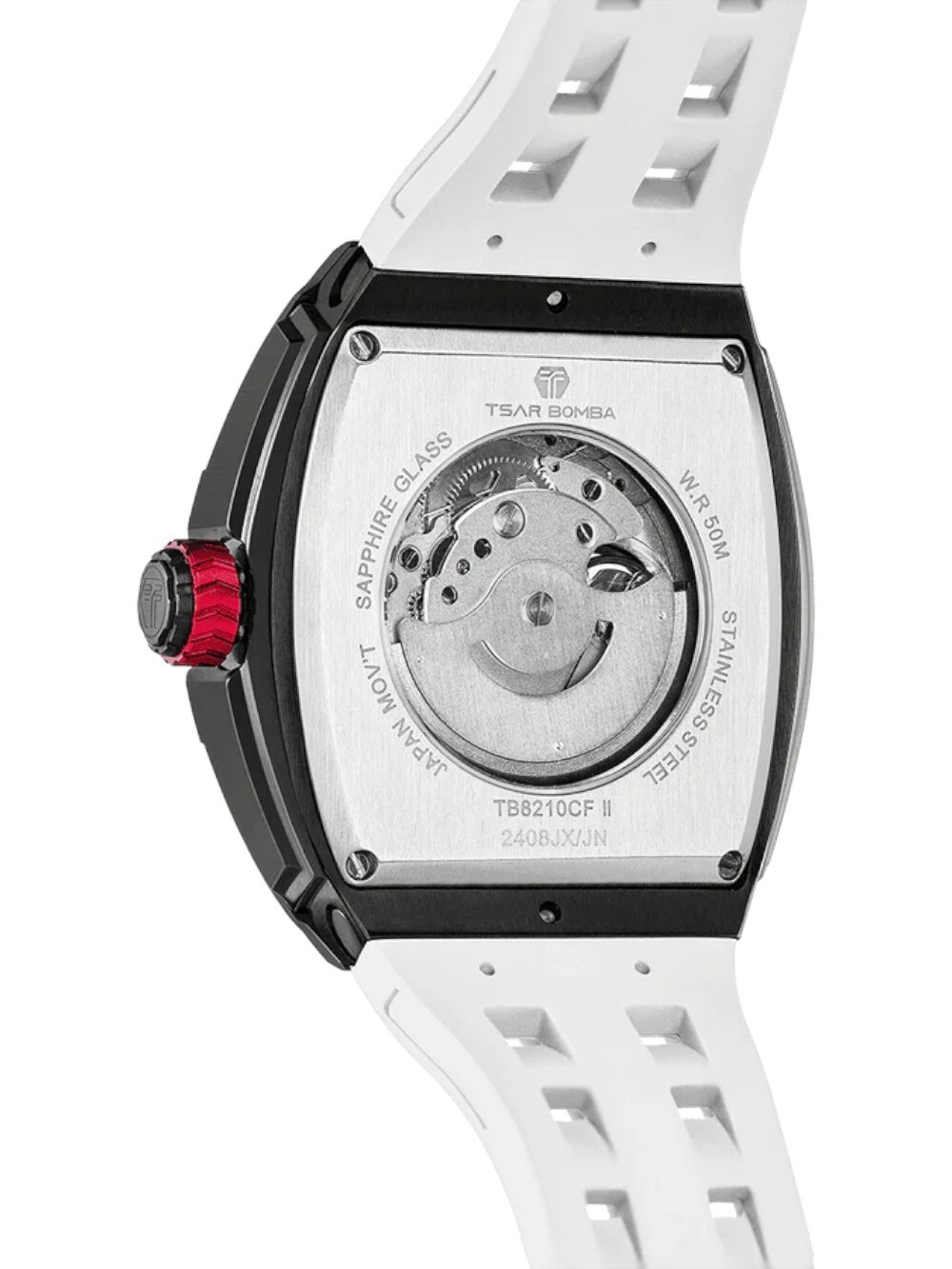 Tsar Bomba TB8210CF2-02 Mens Watch Elemental Carbon Automatic 46mm 5ATM