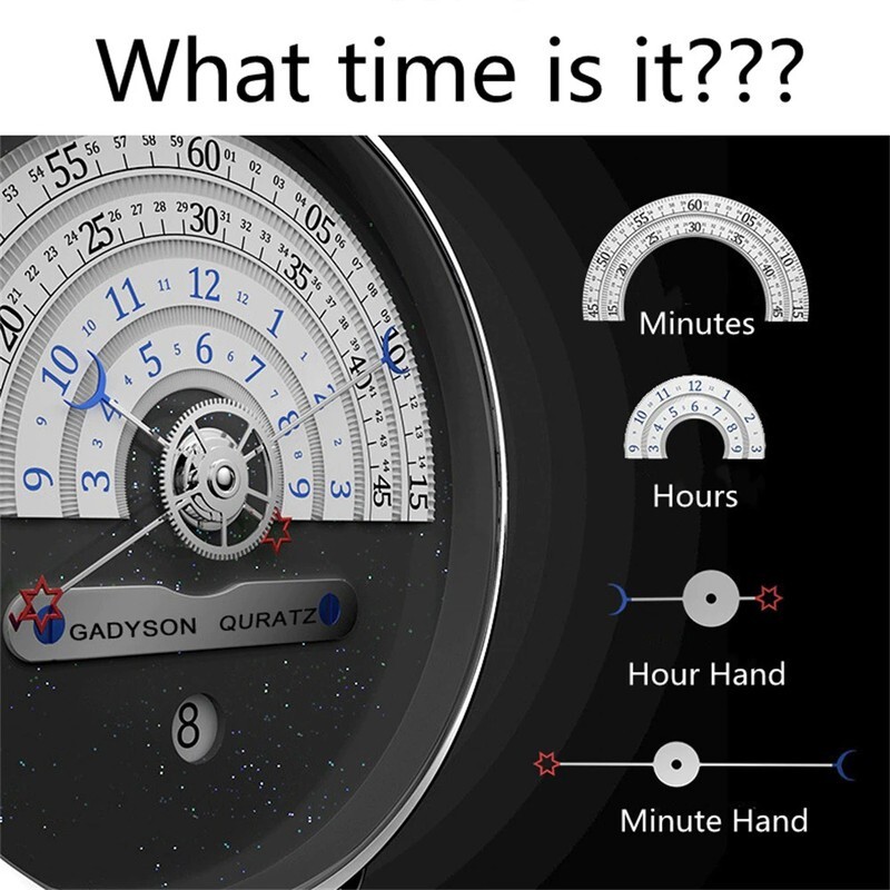GADYSON Men’s Unusual Creativity Fashionable Luxury Wrist Watch Water-Resistant