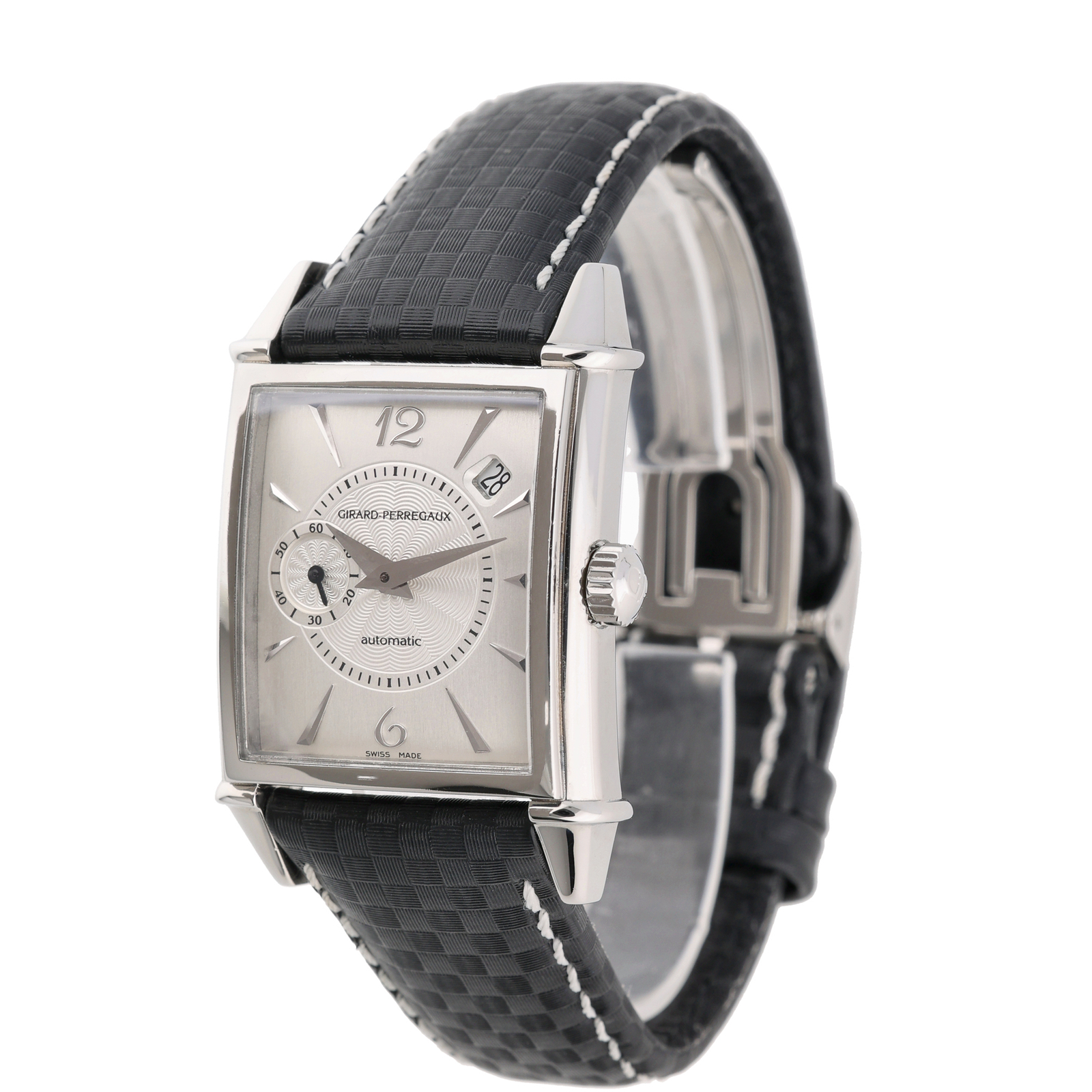Girard Perregaux Vintage 1945 25932 with 28mm Steel case and Silver dial. Exc…