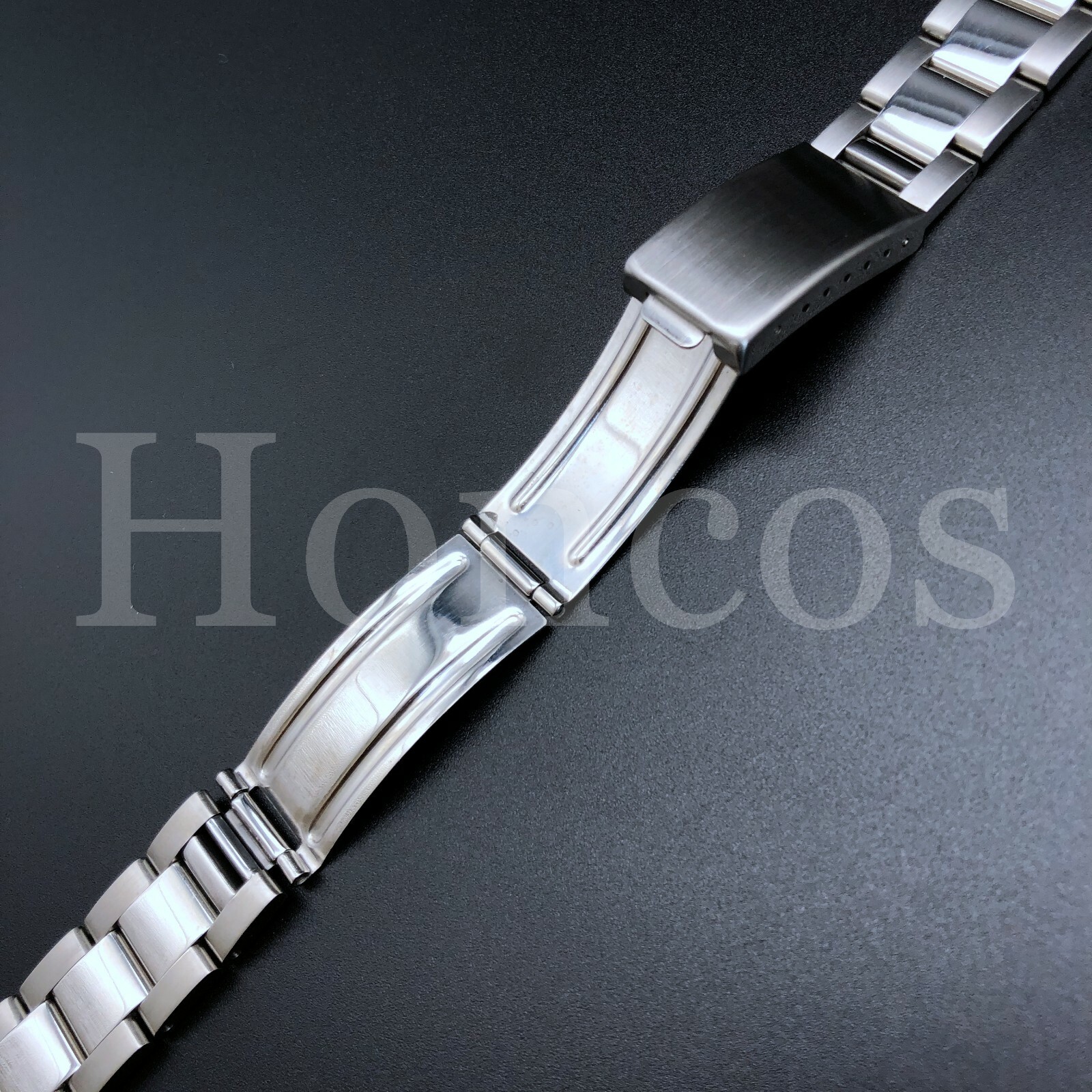 19MM OYSTER WATCH BAND BRACELET FITS FOR ROLEX AIR KING 1500 5500 STAINLESS SIL