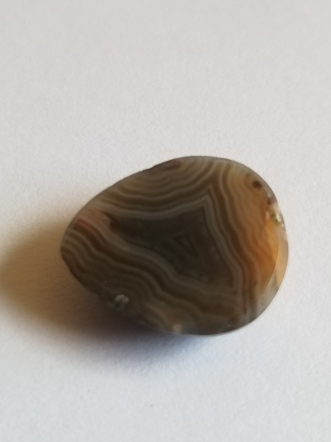 Islamic 6.00 Ct Natural Yemeni Soleimani Aqeeq, Hakik Pear Cab Loose Gemstone