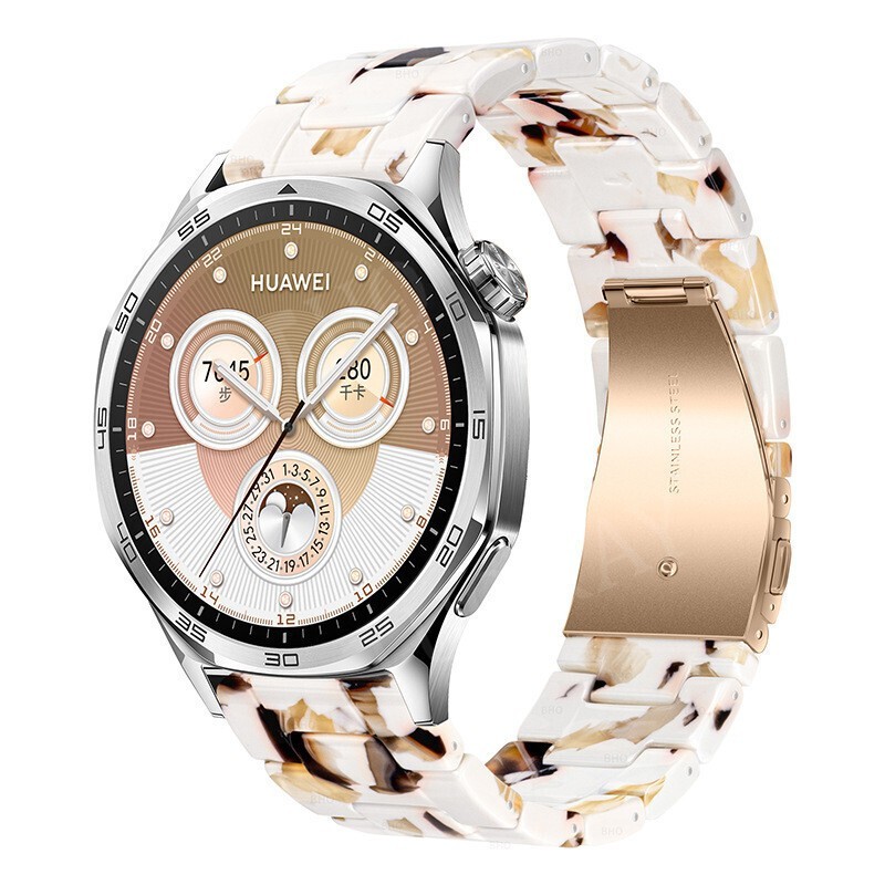 Luxury Resin Watch Band Strap for Amazfit Bip 6 5 GTR GTS 4 3 2 2e 47mm Bracelet