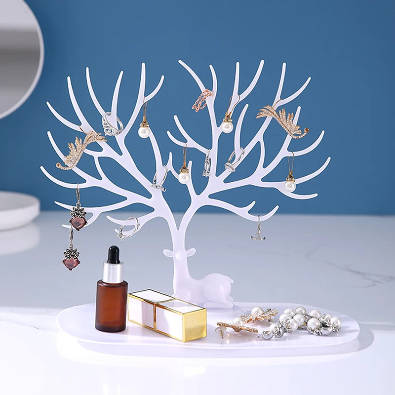 Jewelry Display Stand Tree Storage Rack for Earrings Necklaces Rings Organizer