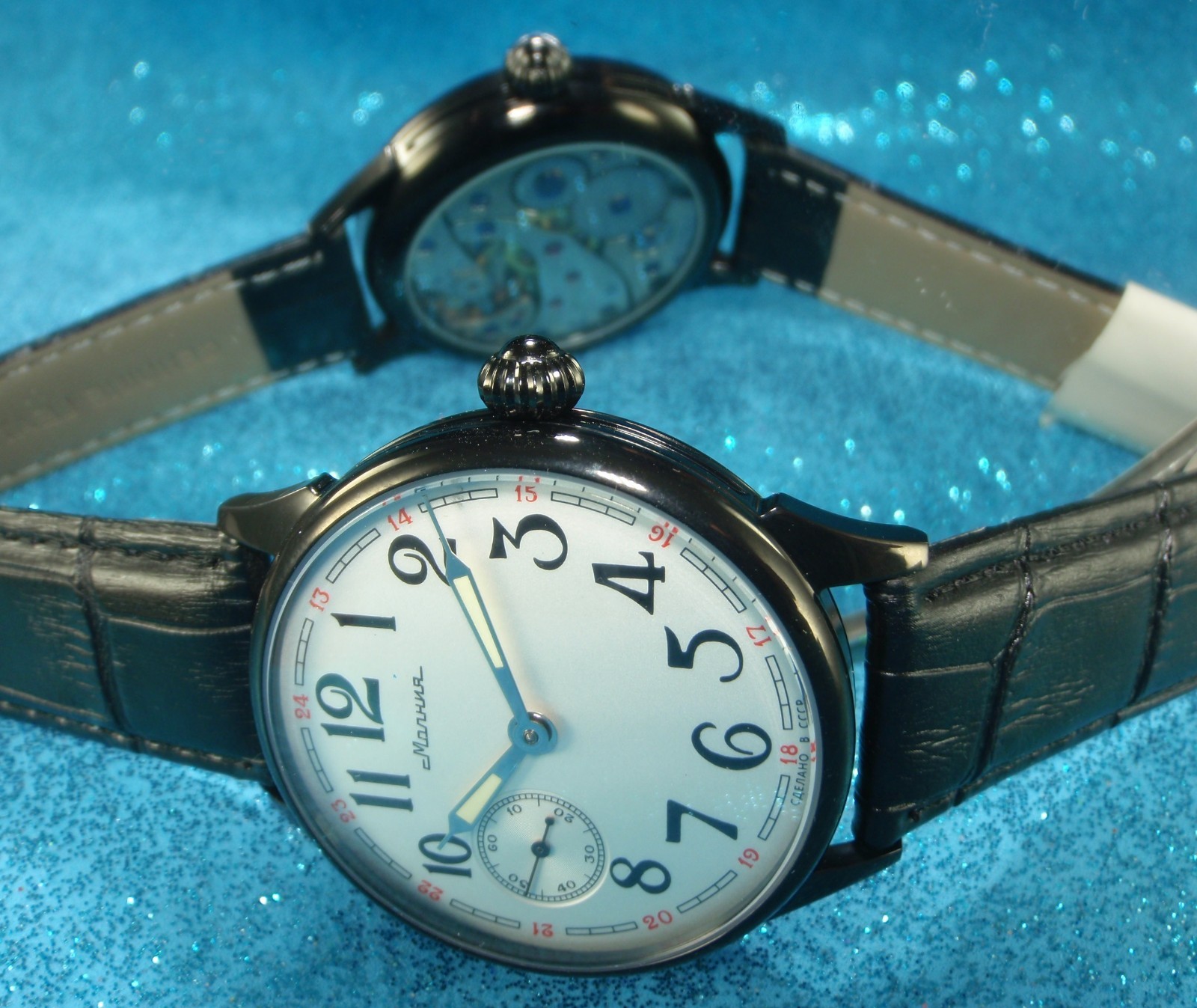 MOLNIYA Vintage USSR Excellent Watch Mechanical Serviced Visible Mechanism 3602