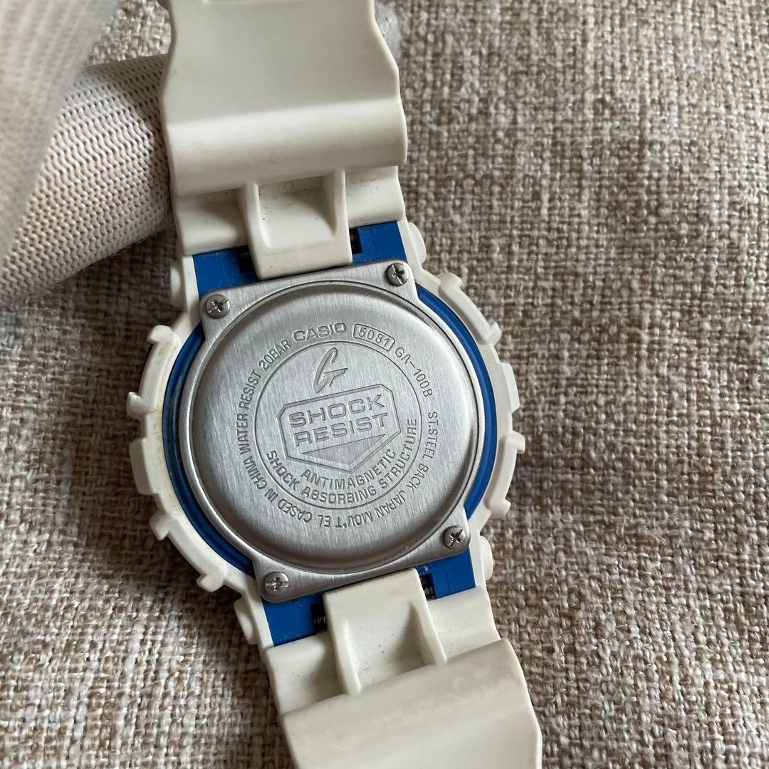 CASIO G-SHOCK GA-100B White Digital Watch (Non-functional)