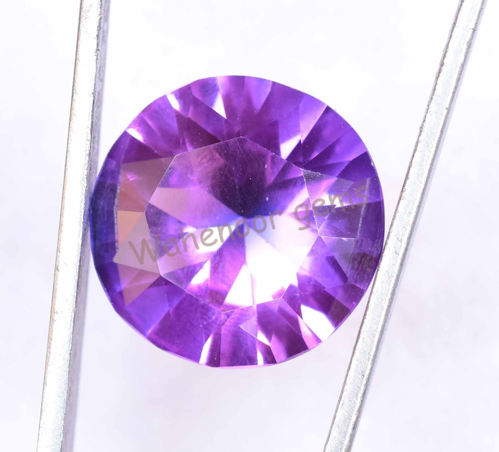 Natural 13.50 Ct Boysenberry Sapphire Round Master Shape AGL Certified Gemstone