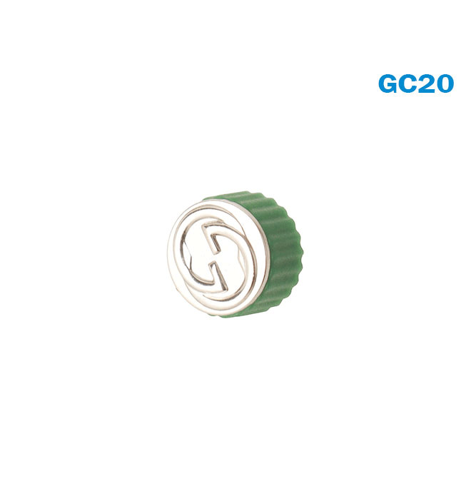 GUCCI Swiss Watch Crown-Silver/Green Color-Diameter:6.58mm #GC20