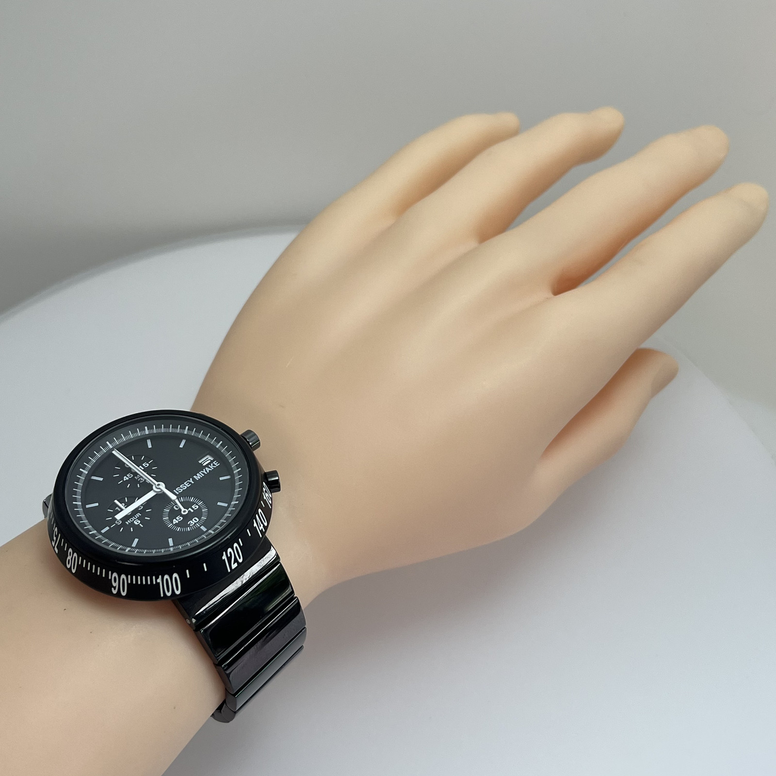 SEIKO ISSEY MIYAKE TRAPEZOID Qz Watch SILAQ005 Naoto Fukasawa SS Band Japan#B801