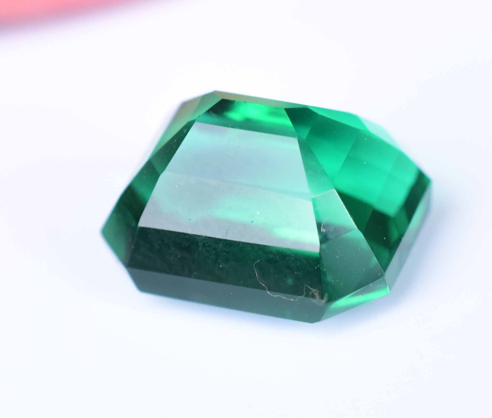 Natural Green Emerald 7.70 Ct Emerald Cut AGL Certified Stunning Loose Gemstone