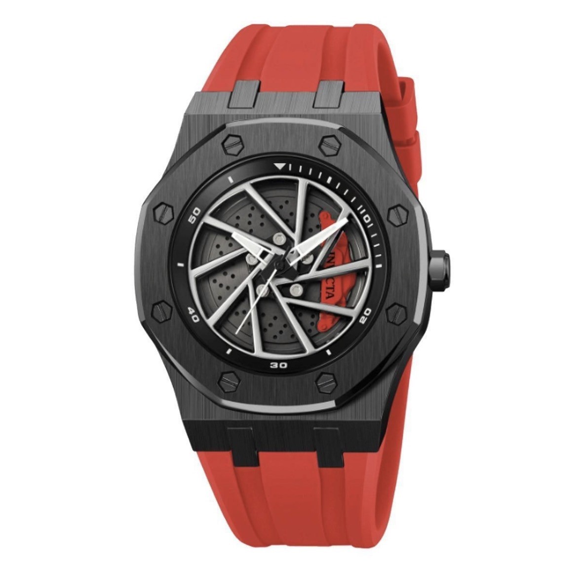 NEW/LIMITED Invicta Speedway Rim Men’s Watch 42mm Red 69491
