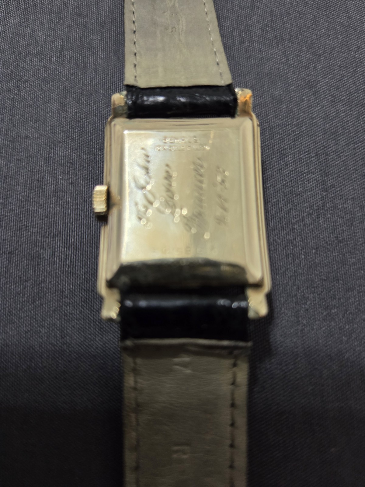 Vintage Benrus Sweetheart Red Heart 10K Gold Filled Mechanical Watch RUNNING